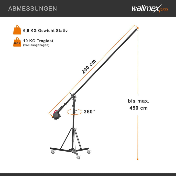 Walimex Pro Galgen-Rollstativ mit