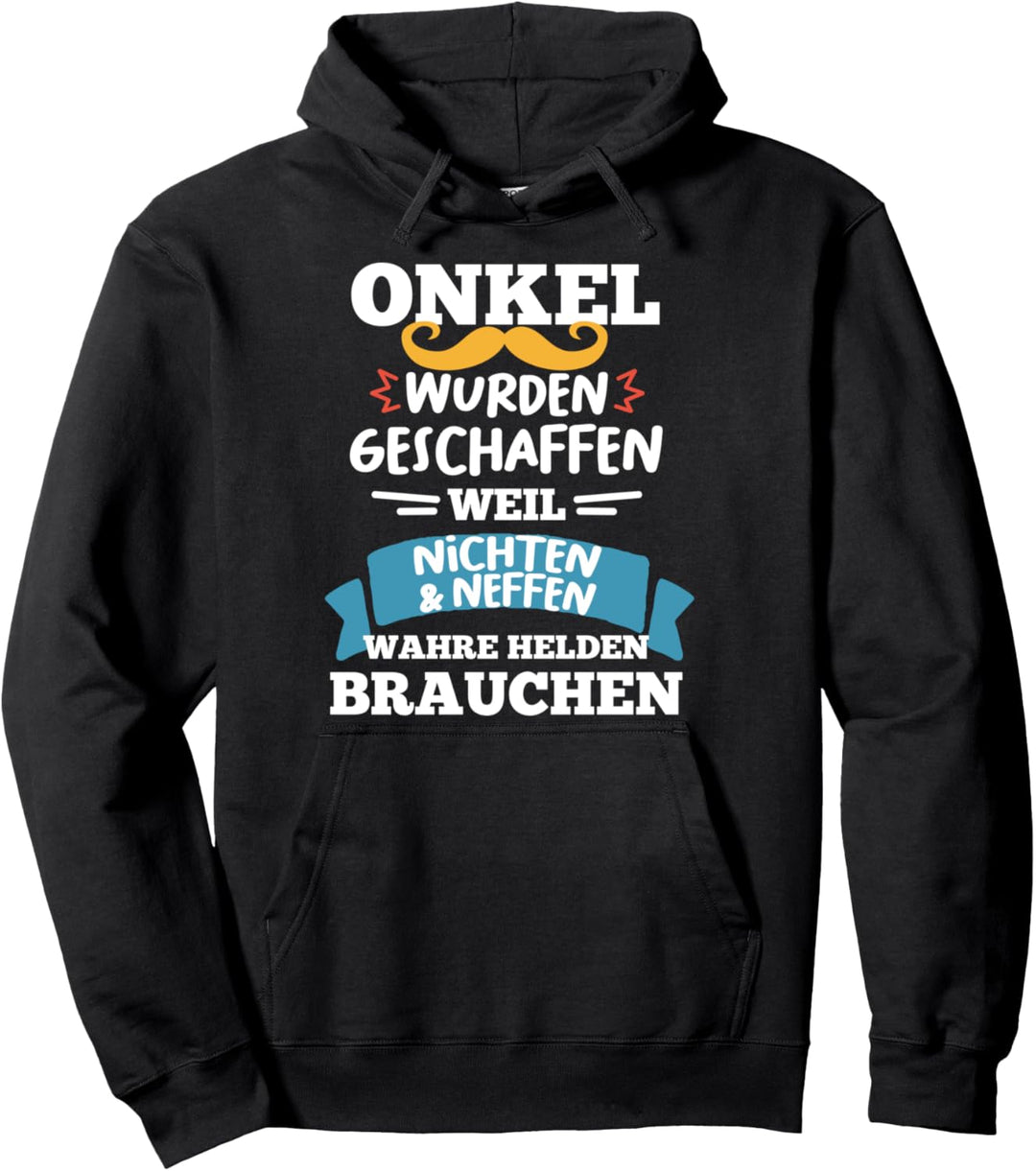 Onkel Geschenk Patenonkel Held Bester Onkel Nichte Neffe Pullover Hoodie