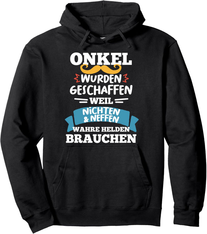 Onkel Geschenk Patenonkel Held Bester Onkel Nichte Neffe Pullover Hoodie