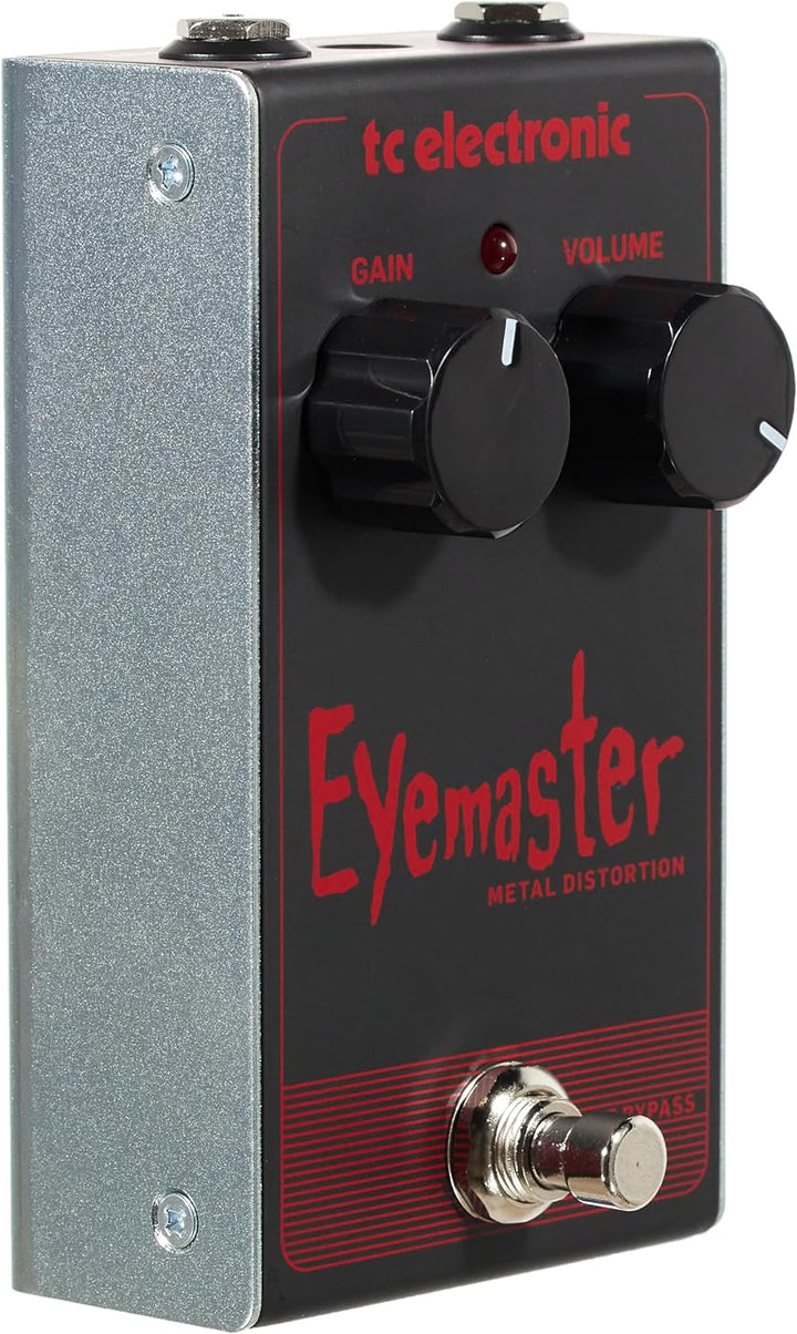 TC Electronic EYEMASTER METAL DISTORTION Skull-Pounding Metal Distortion Pedal mit 2-Knopf-Interface