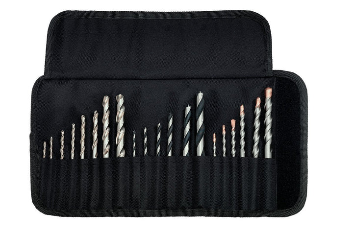 Metabo 626729000 Bohrersortiment-Rolltasche SP, 20-tlg, Farbe, Size