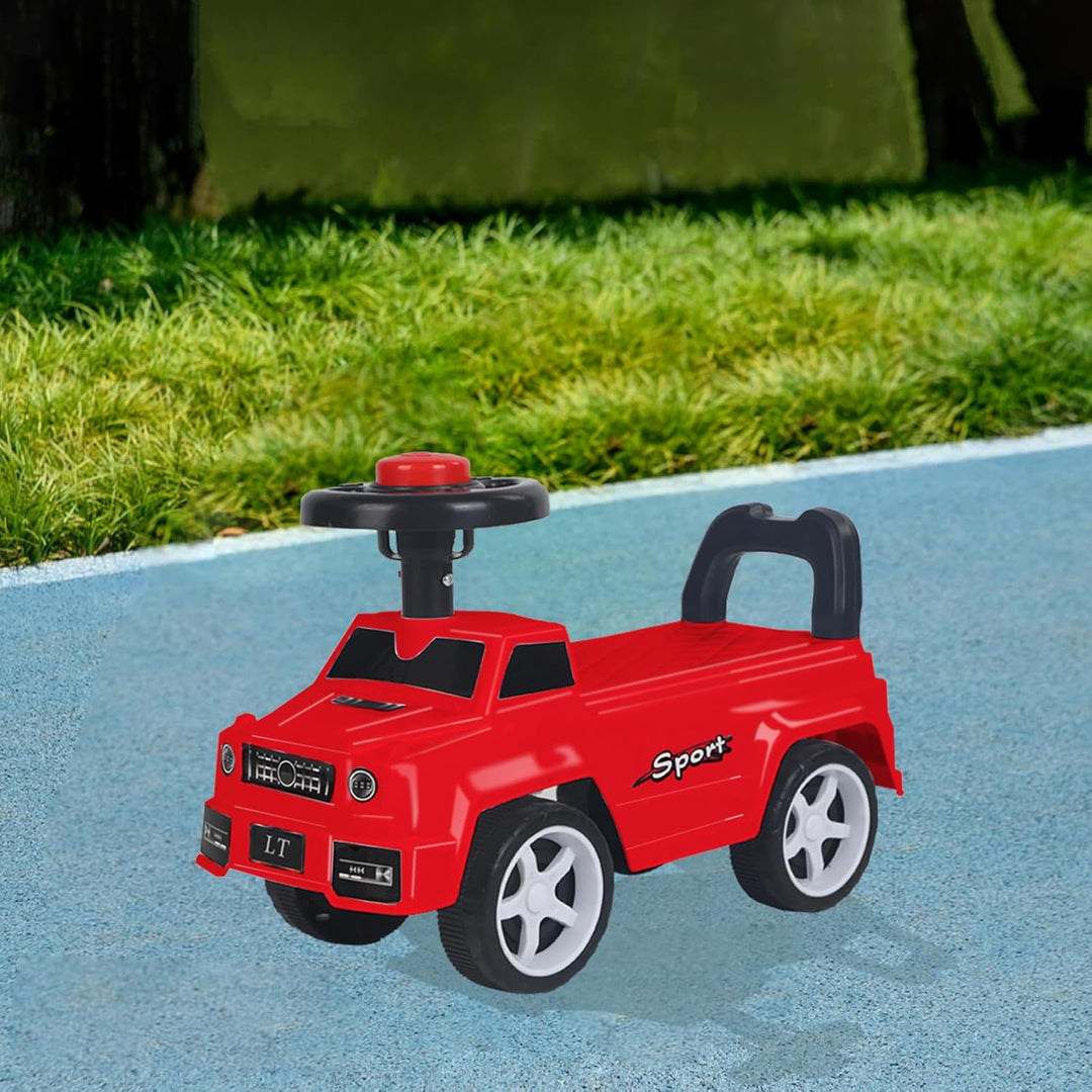 Rutschauto für Kinder, Tragespielzeug zum Schieben, Lauflernhilfe für Kinder, Buggy – Little Auto –