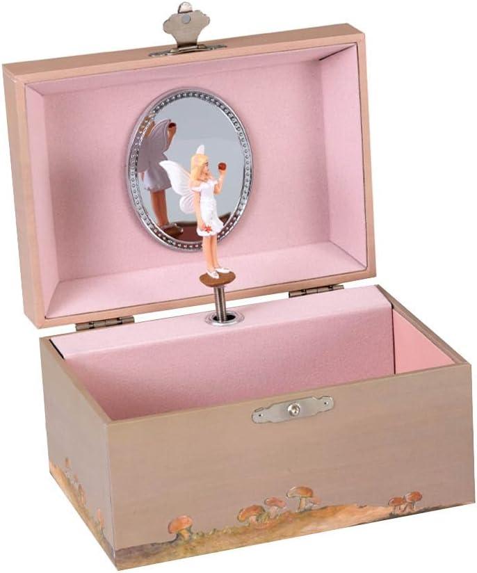 Egmont Toys Musikalische Schmuckdose – Schmuckkästchen Handkurbel-Spieluhr „Ballerina“ in 6 Designs