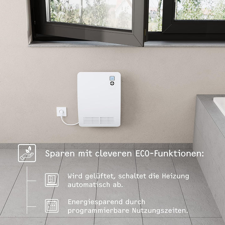 STIEBEL ELTRON Schnellheizer CK 20 Premium, 2 kW für ca. 25 m², LC-Display, Wochentimer, 120 Min. Ti