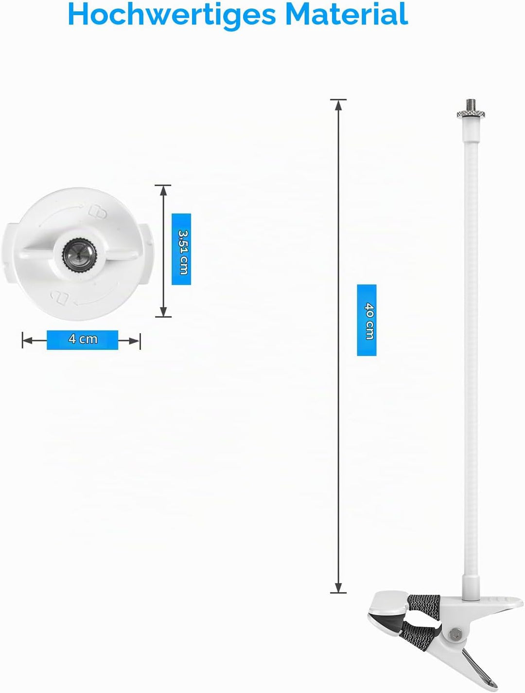 Babyphone Clip-Halterung für Imou 2K/3MP, 2.5K/4MP, 3K/5MP Überwachungskamera Innen WLAN Kamera, Bab