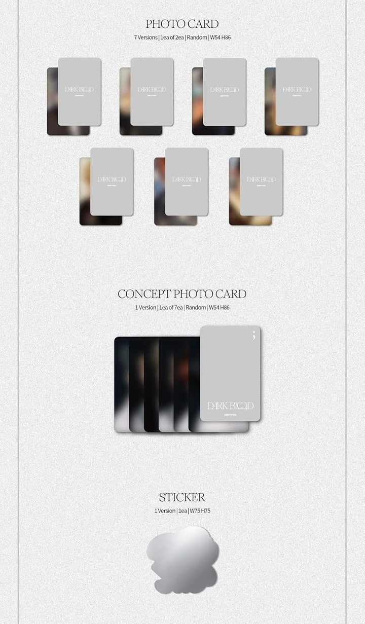 ENHYPEN - DARK BLOOD [ENGENE ver.] Album (Random ver.), Random Ver.