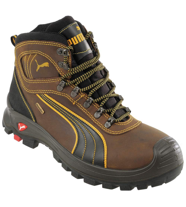 Puma Safety Sicherheitsschuhe S3 Scuff Caps Sierra Nevada Mid Hochschuhe, Halbstiefel, Gröβe 39, 63.