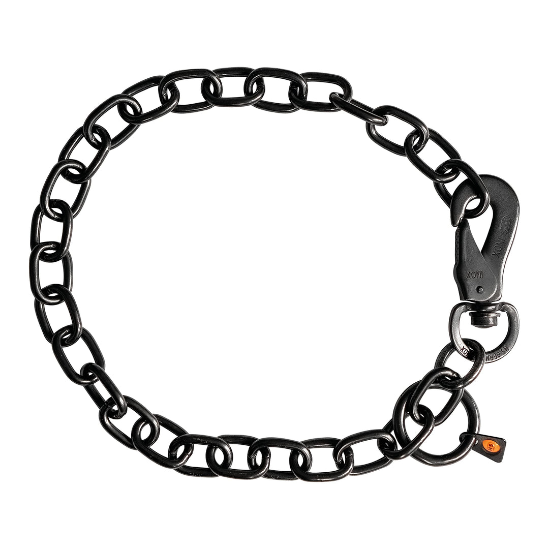 Sprenger Hundehalskette mit Sprenger Haken aus Edelstahl rostfrei 4 mm I Grösse individuell einstell