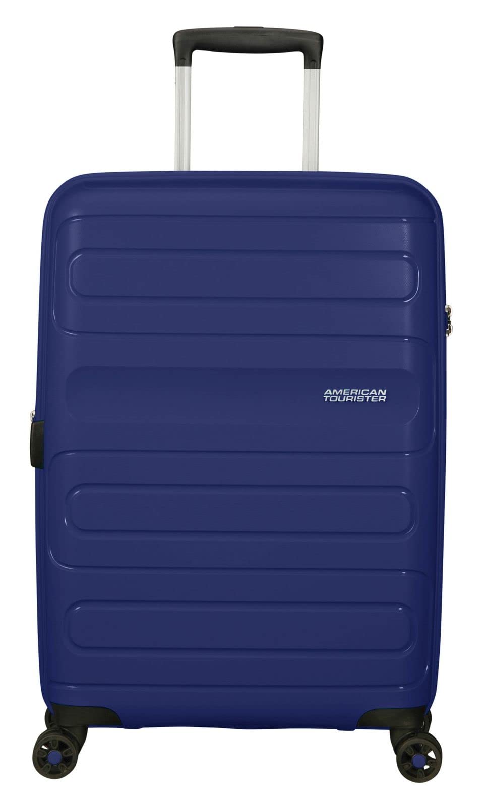American Tourister Sunside - Spinner M Erweiterbar Koffer, 67.5 cm, 72.5/83.5 L, Blau (Dark Navy) Bl