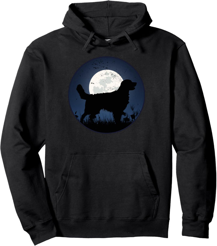 Golden Retriever Retro Pullover Hoodie