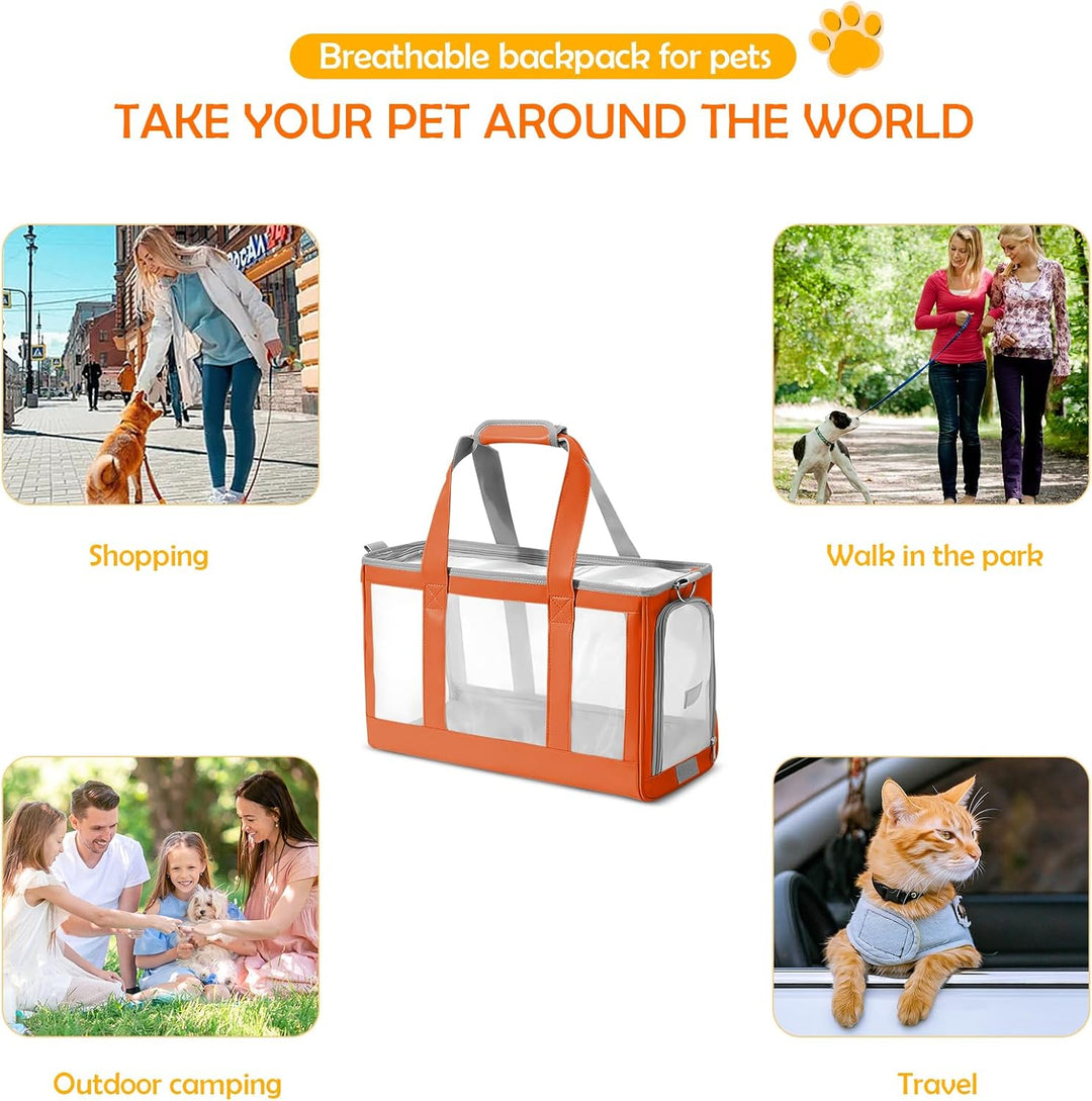 ALLSOPETS Hundetragetasche Haustier Tragetasche für Hunde und Katzen Atmungsaktiv Welpen Tragetasche