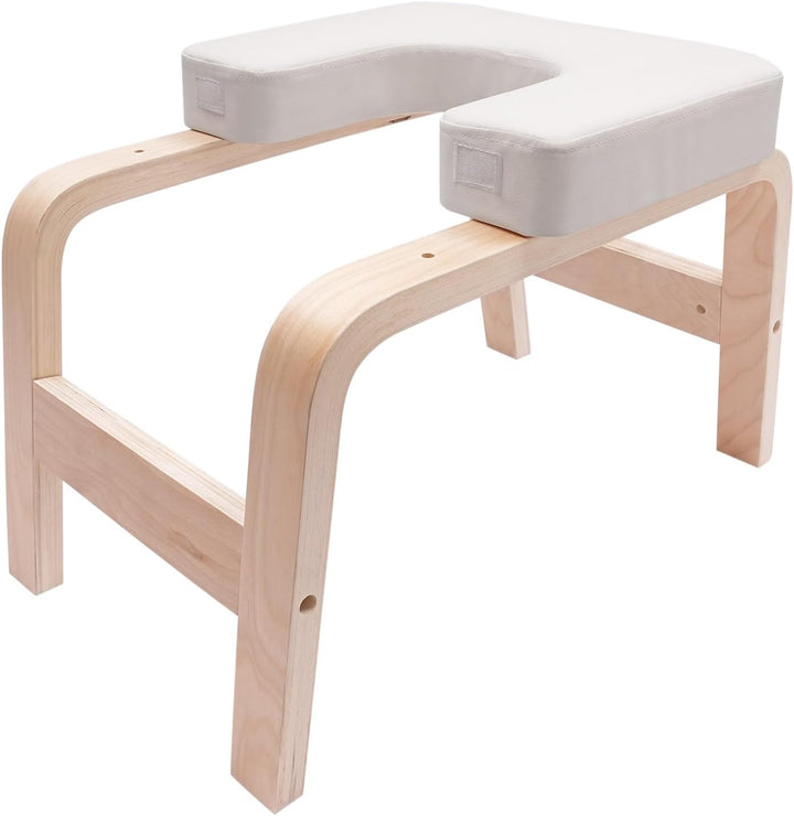 Yoga Kopfstandhocker & Inversion Bank Classic White | Simply and Safely Reverse Your Yoga | Fitnessg