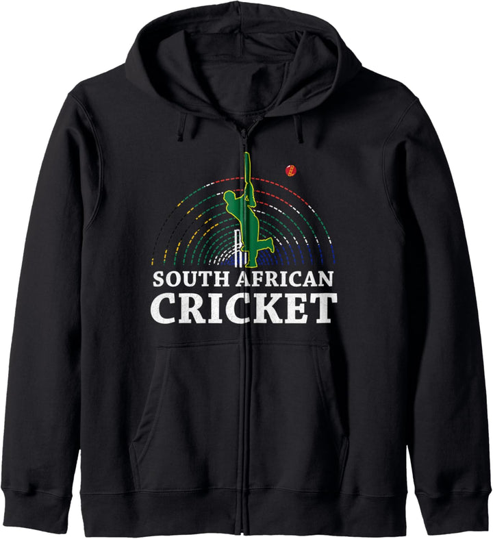 South African Cricket South Africa Flag Colours Kapuzenjacke
