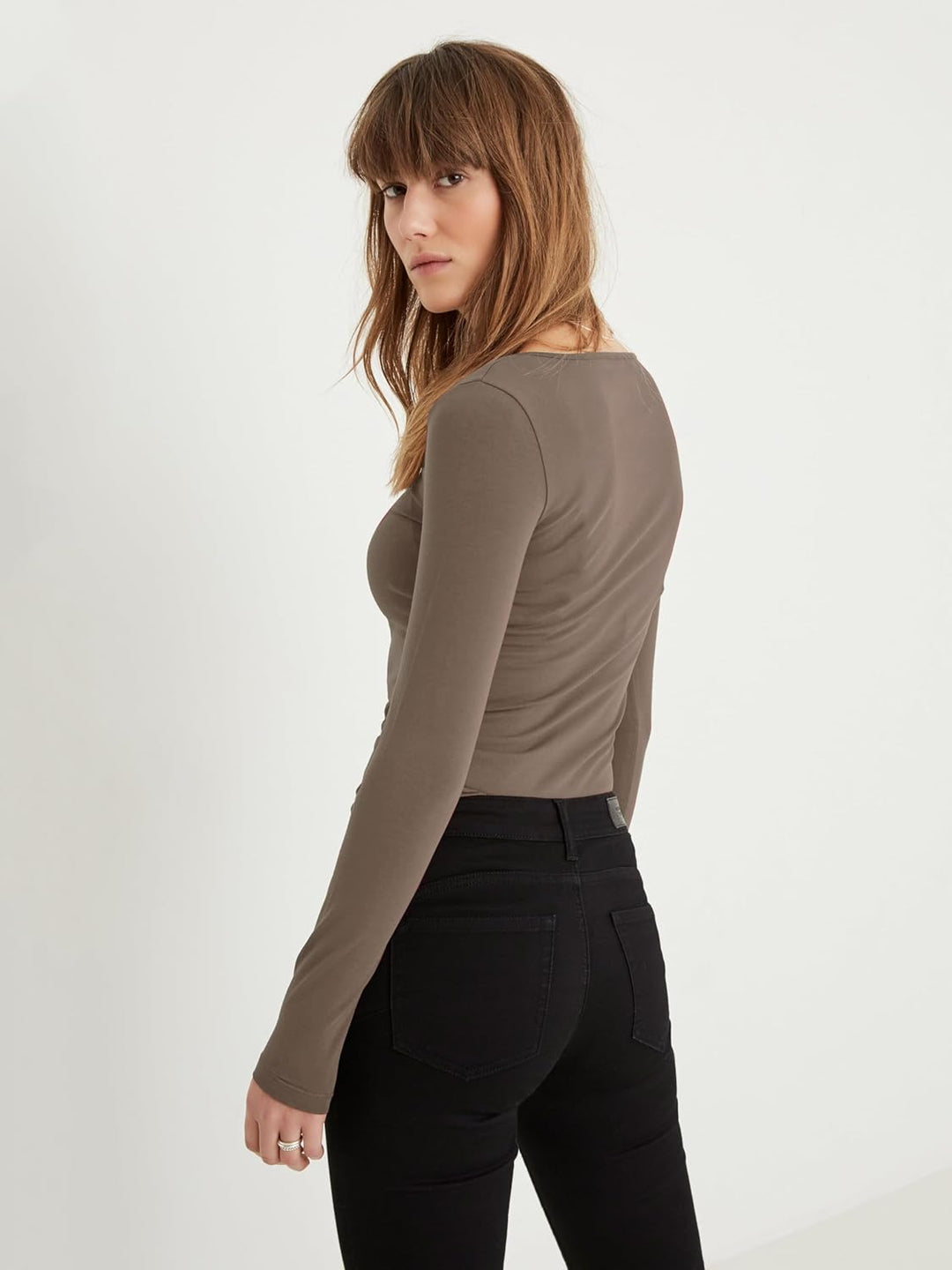 Vero Moda Female Top VMMAXI 2-Pack T-Shirt XS 2er Pack (1x Walnut/1x Pumice Stone), XS 2er Pack (1x