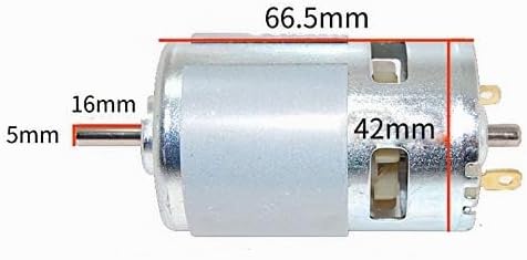 CHANCS Micro 775 Serie 12V/24V DC Motor mit Sägeblatt Verbindungsstange mit Sitz Montage Halter Stän