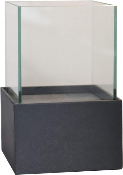 VIVANNO Deko-Windlicht Kerzenhalter viereckig CANDELITA - Anthrazit 20x20x29 20x20x29 Anthrazit, 20x
