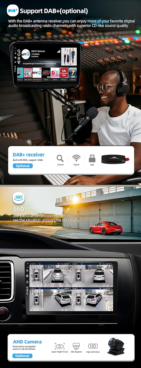 JOYX - 6G+128G - Android 15 IPS Autoradio Passt für Mitsubishi Pajero Sport 2 L200 (2008-2016) - Kab