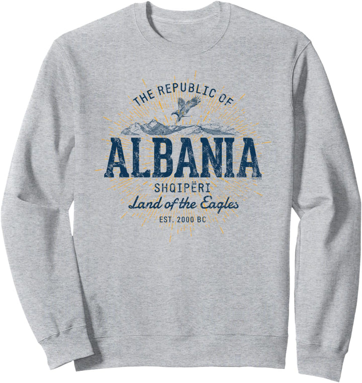 Albania Retro-Stil Vintage Albanien Sweatshirt
