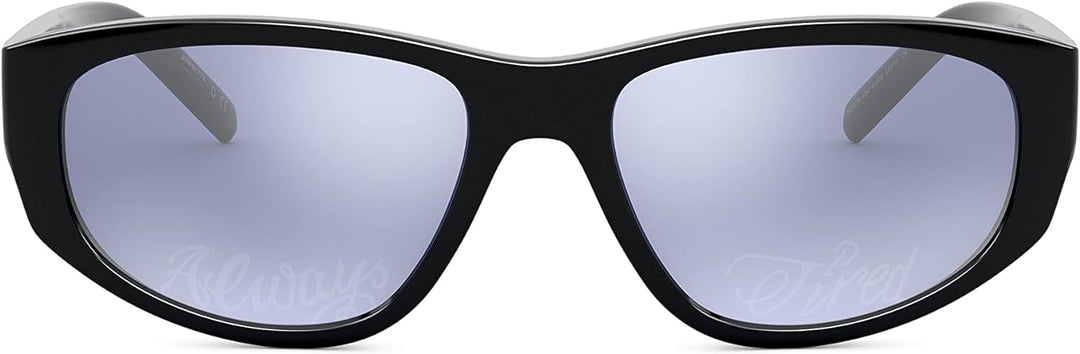 Arnette Herren 0AN4269 Sonnenbrille, Black/Blue Silver, 54