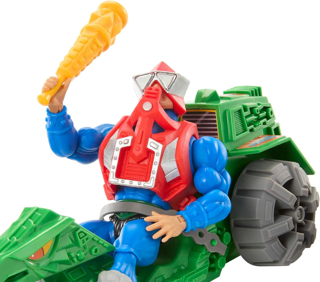 Masters of the Universe Origins Fahrzeug und Actionfigur Ground Ripper und Mekaneck, inspiriert von