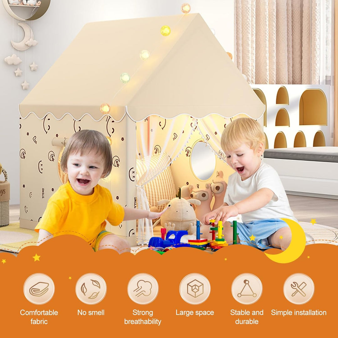 Ergocar Kinderzelt Innenräume Im Freien Game House Castle Mit Matte Ball Light Cloud Butterfly Geeig