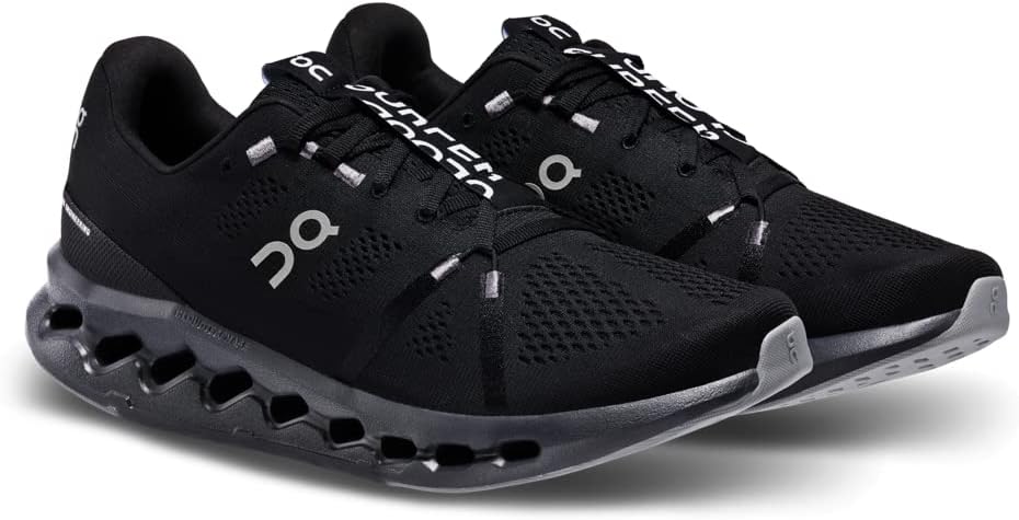 On Running Damen Cloudsurfer Sneaker 36 EU All Black, 36 EU All Black