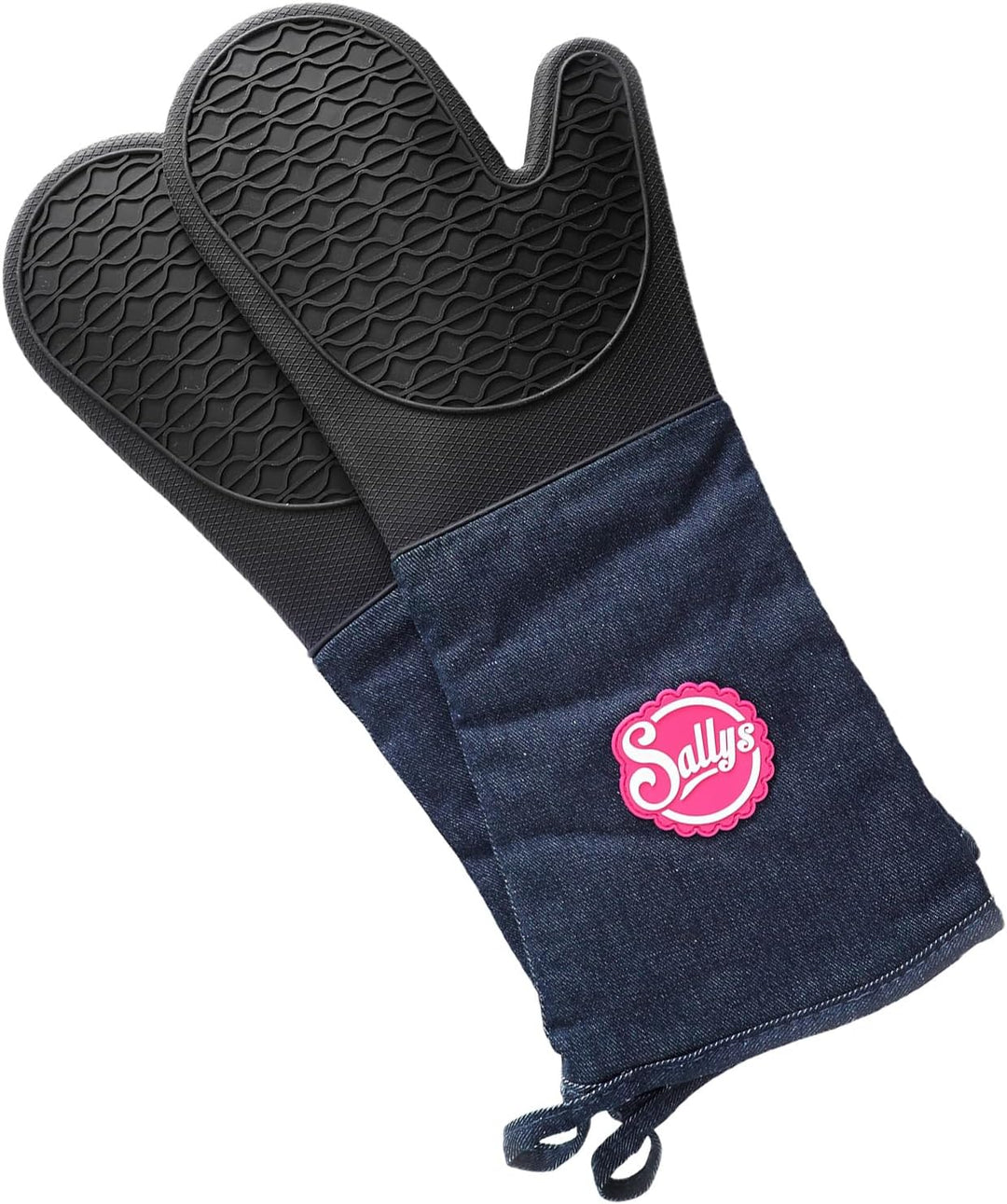 Sallys Premium Backhandschuhe - Hitzebeständige Ofenhandschuhe für sicheres Backen und Kochen bis 23