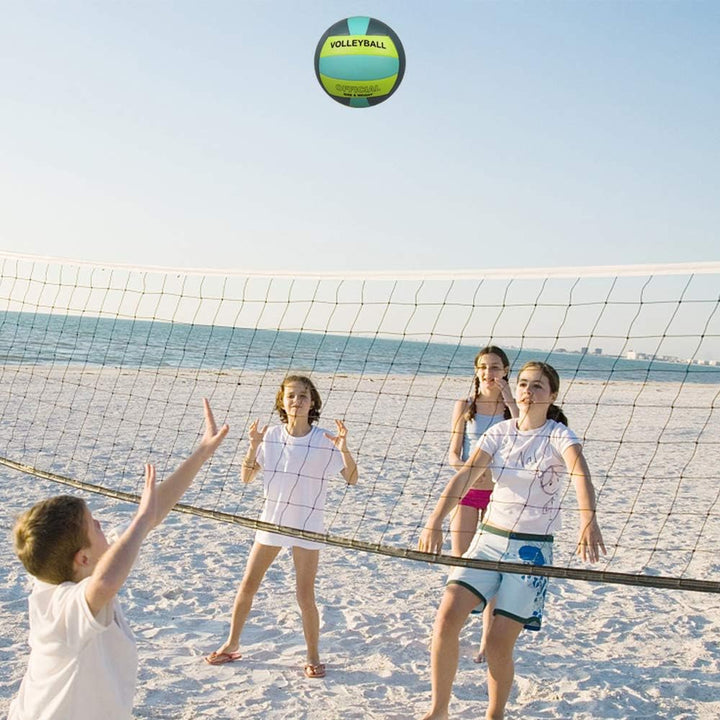 Volleyball Grösse 5 PU Leder Weich Indoor Outdoor Volleybälle Sport Training Spiel Spielball für Anf