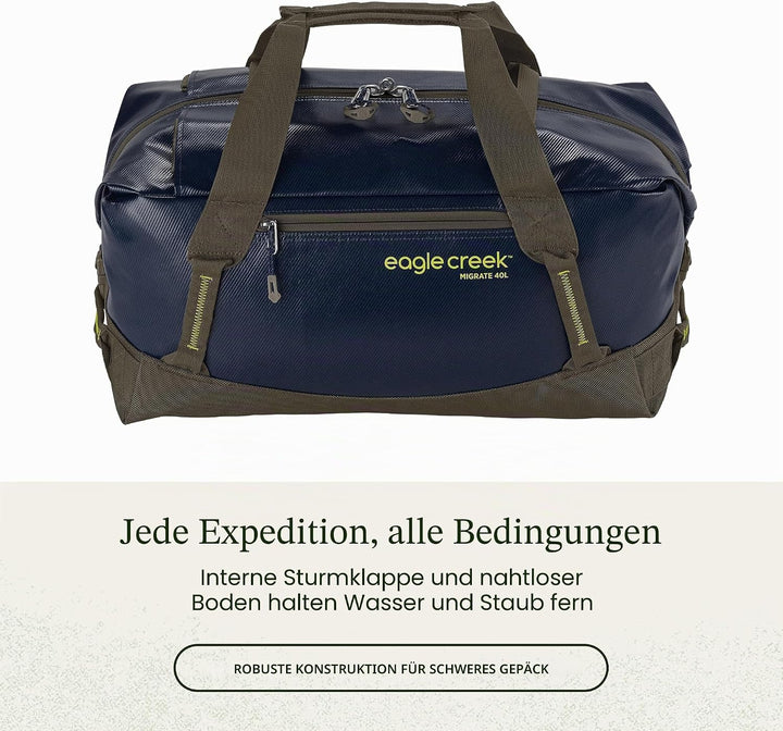 Eagle Creek Migrate Reiserucksack mit versteckten Rucksackgurten, grosse Öffnung mit vollständiger Ö
