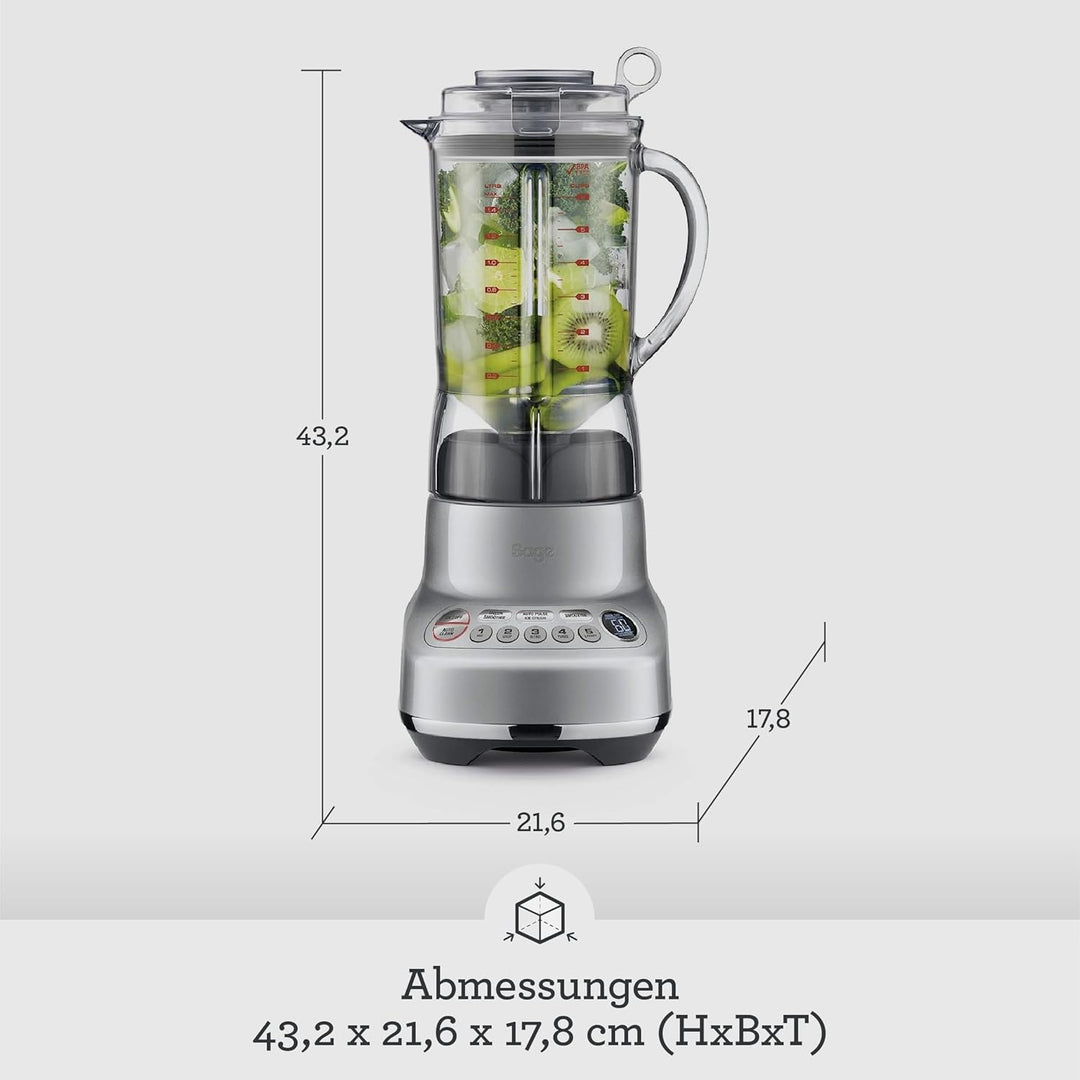 Sage - The Fresh & Furious - Standmixer und Smoothiemaker - Eiscrusher, elektrischer Blender - 5 Ges