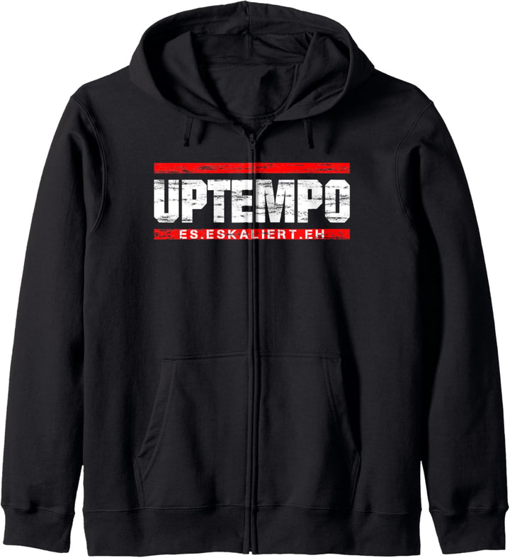 Uptempo Speedcore Gabber Festival Kapuzenjacke