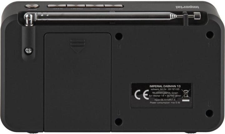 Imperial DABMAN 13 (DAB+, UKW, Lautsprecher, Display, USB, MicroSD, Akkubetrieb, Batteriebetrieb, kl