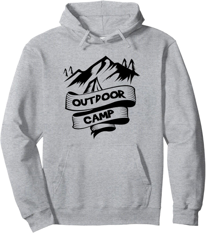Leben in den Bergen Natur Wandern Camper Pullover Hoodie