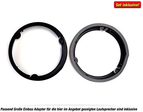 Mediadox Front/Heck 16,5cm/165mm 2-Wege Koax Auto Lautsprecher/Boxen/Speaker Set von JVC (CS-J1720X)