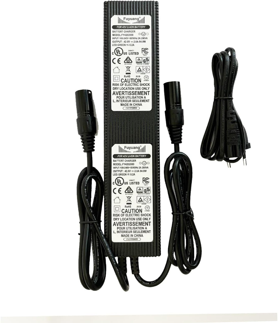 Enerpower Li-Ion Duales Ladegerät 36V ersetzt Derby Cycle Impulse 2A -XLR-4 für Kalkhoff, Raleigh Do