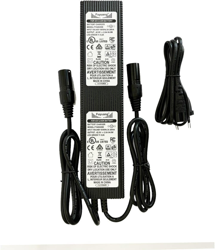Enerpower Li-Ion Duales Ladegerät 36V ersetzt Derby Cycle Impulse 2A -XLR-4 für Kalkhoff, Raleigh Do