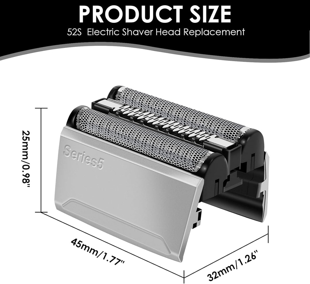 Scherkopf for Series 5 52S, Afaneep Elektrische Rasierköpfe Elektrorasierkopf Ersatzteil Scherkopf E
