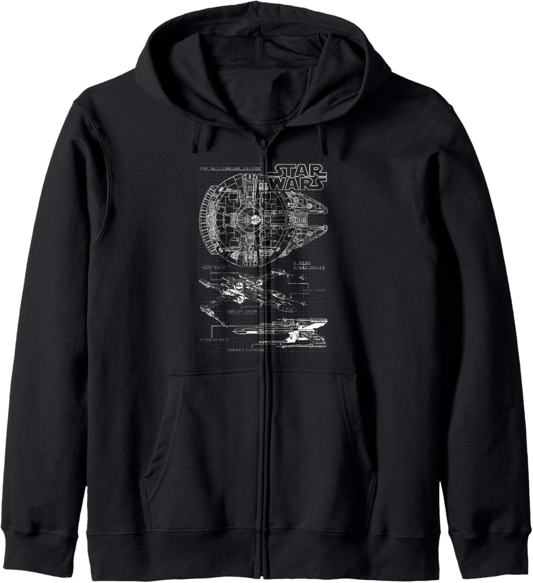 Star Wars Rebel Schematic Grid Kapuzenjacke