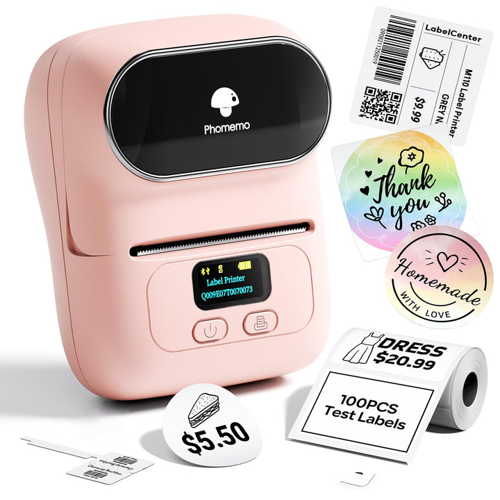 Phomemo M110 Etikettendrucker – Barcodedrucker Mini Bluetooth Etikettendrucker Thermo Etikettendruck