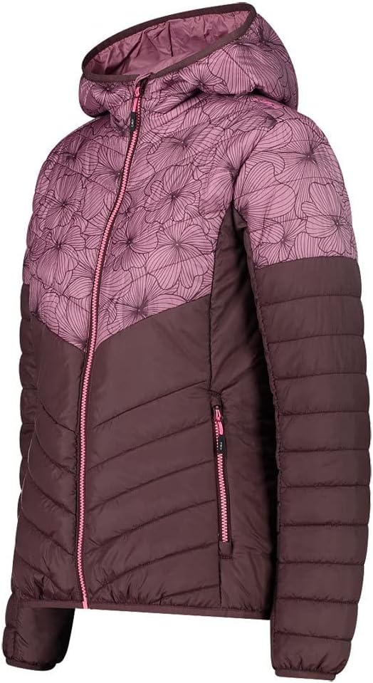 CMP Damen Hoodie Jacke Isolationsjacke 36 plum, 36 plum