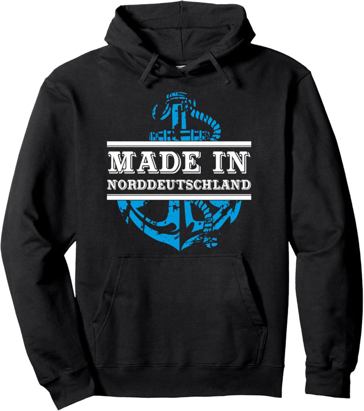 Anker Motiv Made in Norddeutschland Pullover Hoodie