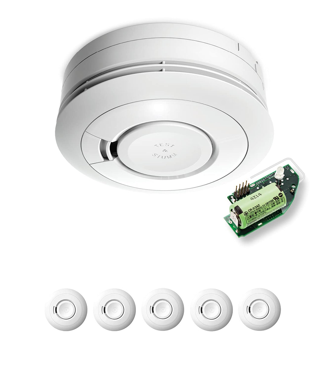 Ei Electronics Ei650RF Funkrauchmelder, Bundle aus funkvernetzbarem Rauchwarnmelder und Funkmodul im