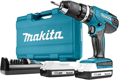 Makita HP457DWE10 Akku- Schlagbohrschrauber-Set inkl. 74tlg. Zubehör Basic, Basic