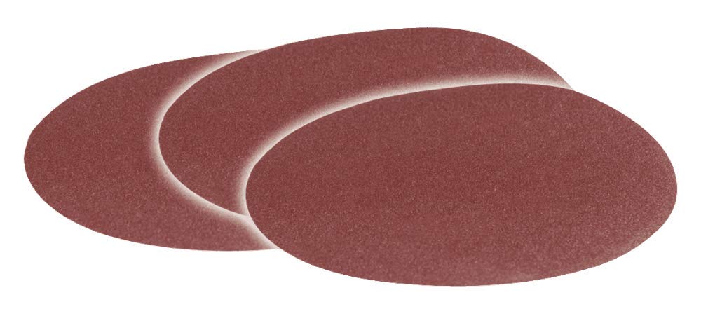 Scheppach Schleifpapier-Set 9 teilig Ø 125 mm K 80/120/180 (1 Satz = 3 Stück) | passend zu Band-und