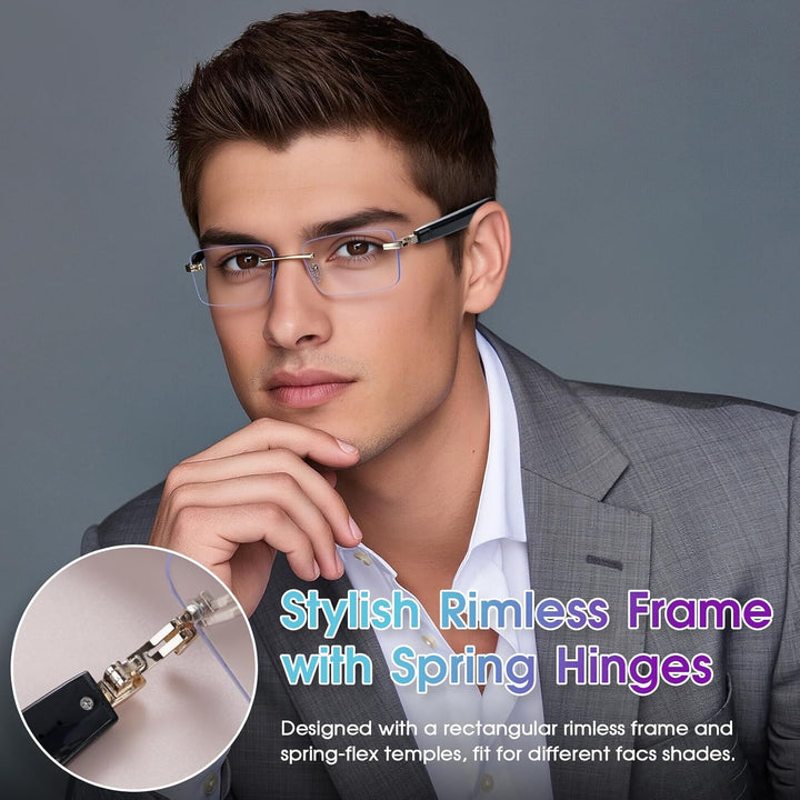 GenXenon AI Smart Brille, Photochrome Smart Glasses mit Offenen Lautsprechern, Echtzeit-Übersetzer f