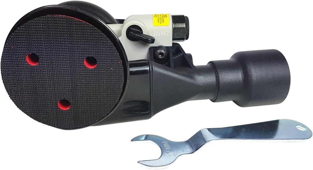 Indasa Druckluft Mini Exzenterschleifer mit Absaugung Teller Durchmesser 75mm