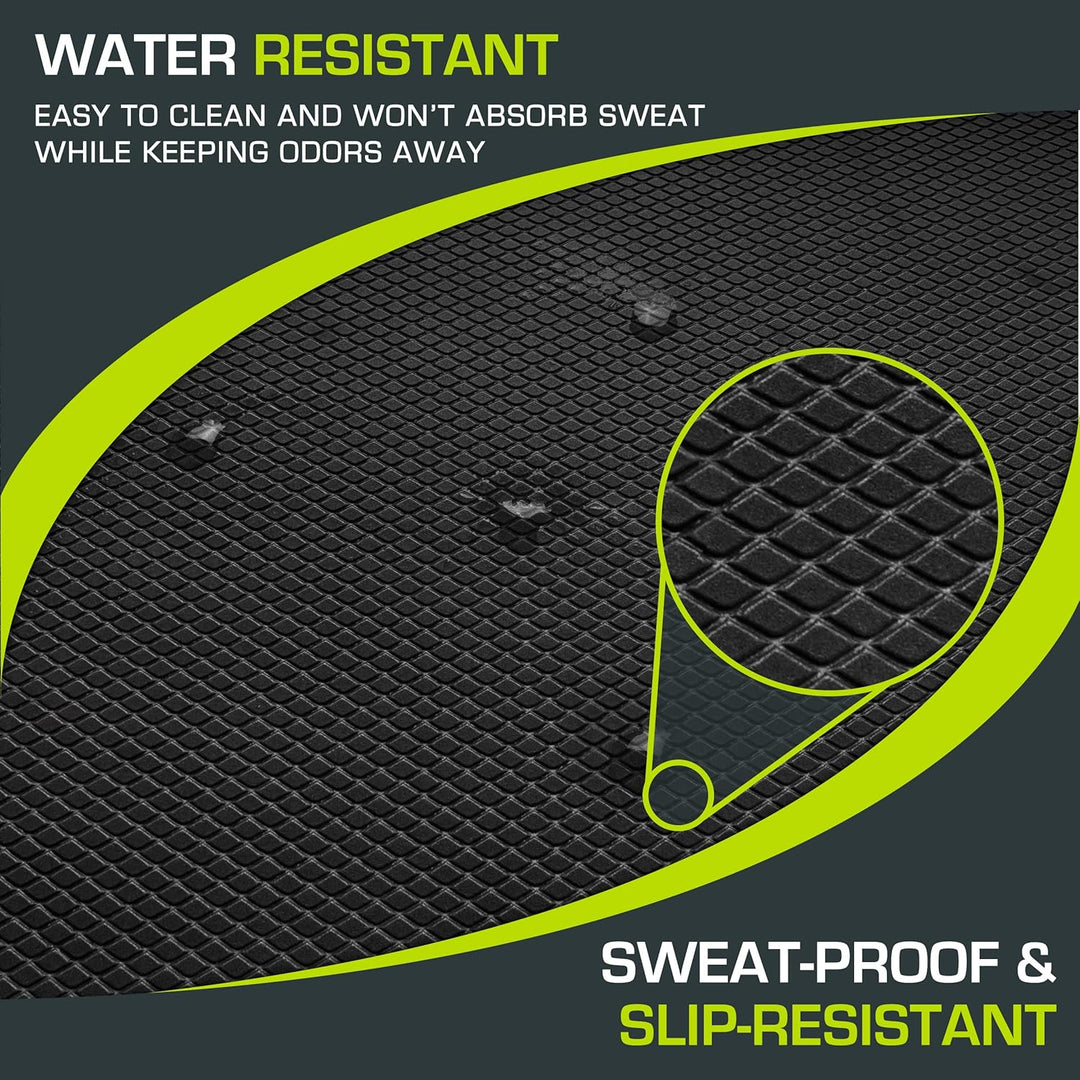 ProsourceFit Unisex-Adult PS-1043-bp-l-red Exercise Balance Pads Black - L - (15.5 x 12.75), Black -