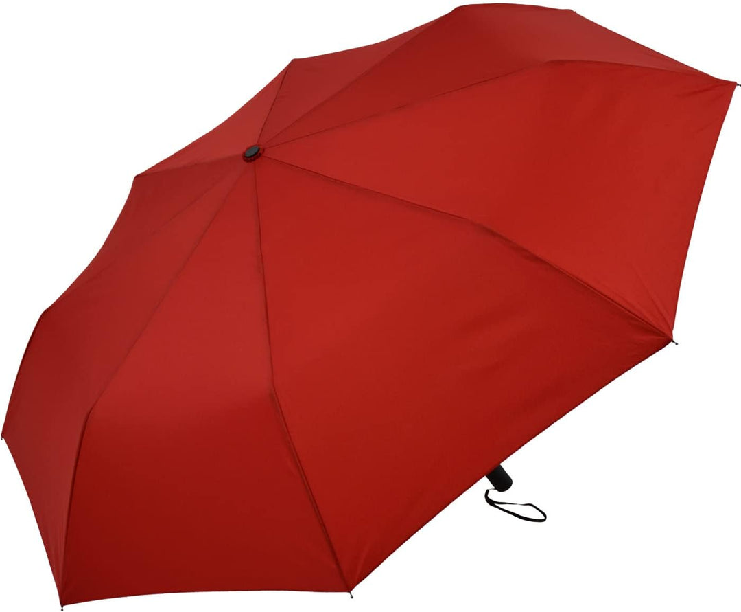 iX-brella Trekking XL Taschenschirm 115 cm gross mit Umhängetasche dark red, dark red
