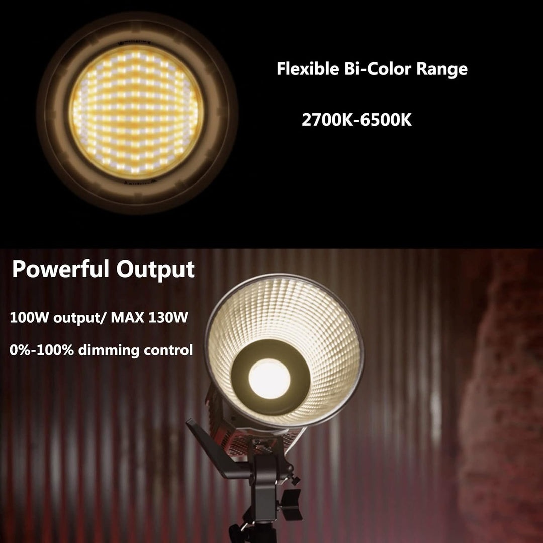 Aputure Amaran 100X LED-Videoleuchte 130 W Bi-Color 2700 K-6500 K App-Steuerung mit Bowens-Halterung