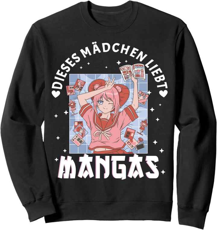 Anime Merch Mädchen Kinder Anime Manga Sweatshirt